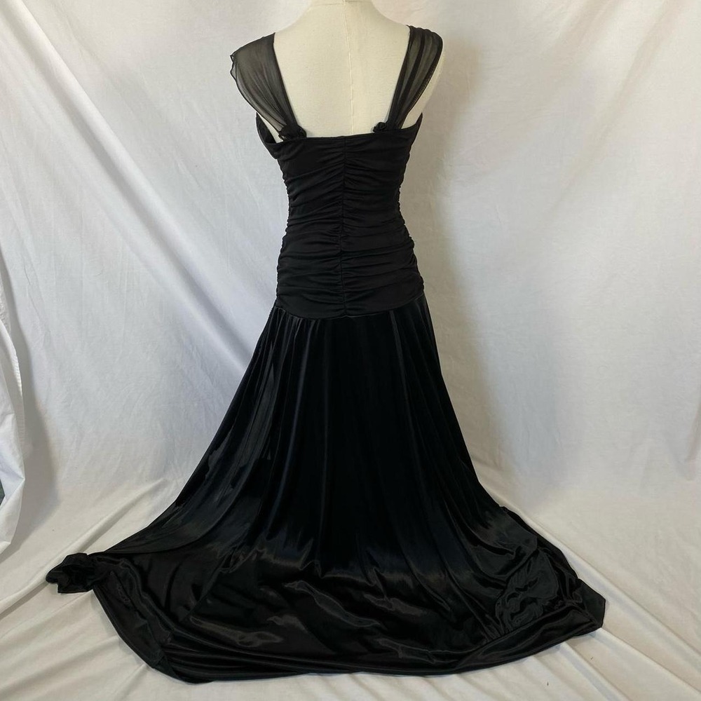 XOXO black maxi dress size large goth grunge whimsigoth - Picture 2 of 8